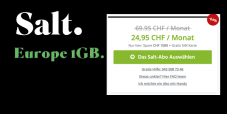 Salt: CH alles unlimitiert + Ausland alles unlimitiert (ausser 1GB Daten) für CHF 24.95 für B2B-Kunden