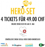 Pathé - Hero-Set: 4 Kinoeintritte + 1 Kinoeintritt für einen Social Hero