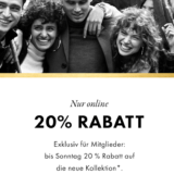 20% auf die neue Kollektion bei WE Fashion, z.B. OFFENE DAMENSTRICKJACKE für CHF 109.95 statt CHF 137.44