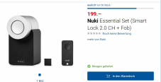Smart Türschloss Nuki Digitec Black Friday