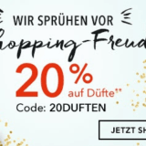 20% auf alle Düfte bei Douglas, z.B. Hugo Boss The Scent For Her Duftset für CHF 63.12 statt CHF 78.90