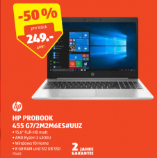 [lokal ZH] HP Probook 455 G7 für 249.-!