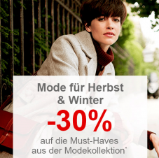 30% auf ausgewählte Artikel aus der Herbst-/Winter-Kollektion bei La Redoute, z.B. La Redoute Collections Karo-Pullover für CHF 34.90 statt CHF 49.90