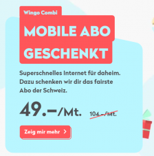 Wingo Combi mit Mobile Abo geschenkt