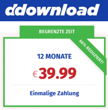 1 Jahr DDownload Premium nur €39.99 + Bonus