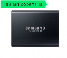 15% auf Samsung T5 externe SSDs bei Microspot
