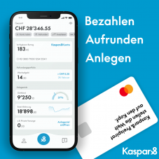 CHF 50.- Startguthaben bei Kaspar& (erste Schweizer Prepaid-Kreditkarte mit Interbankenkurs!)