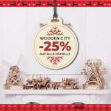 25% Rabatt auf Wooden.City Holzbaumodelle bei derdealer.ch!