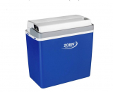 CONRAD - Kühlbox EEK: G (A - G) ZORN Z24 12/230V  Thermoelektrisch 12 V, 230 V Blau-Weiß 21 l