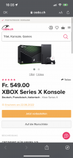 Xbox Vorbestellung bei Cede