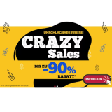 Crazy Sales bei DeinDeal – bis zu 90% Rabatt