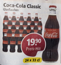 [offline] Coca Cola Classic Glasflaschen bei Ottos