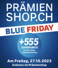 Vorankündigung: Coop Pämienshop +555 Superpunkte nur am Freitag