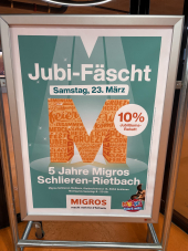 (lokal) Migros Schlieren-Rietbach - 10% Rabatt am 23.03.
