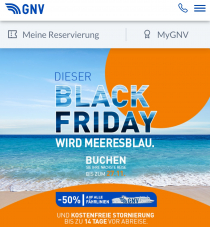 Black Friday bei GNV
