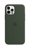 APPLE Silikon Case mit MagSafe Schutzhülle (Passend für Modell: Apple iPhone 12/12 Pro)