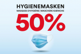 50% auf Schutzmasken im Chicoree
