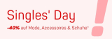Ackermann Gutschein für 40% auf Mode, Accessoires und Schuhe zum Singles‘ Day