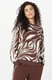 Adidas Sweatshirt ‚Abstract Allover Animal Print‘ bei Aboutyou