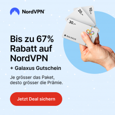 Bis zu 67% Rabatt für 2 Jahre NordVPN  + bis zu CHF 30.- Galaxus-Gutschein