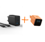 Ladegerät Anker Nano 45W USB-C mit Smart-Display, Schonmodus zum Bestpreis + gratis 20W Anker Ladegerät