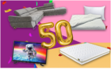 Bis zu -70% Rabatt bei der 50-Jahre-Jubiläumsaktion von Conforama