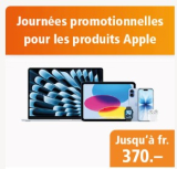 Bis zu CHF 370.– Rabatt auf Apple Produkte – Aktionstage bei Fust