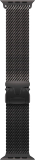 Zum neuen Bestpreis: Apple Watch Band, Milanese Strap, 49 mm, Titan Schwarz