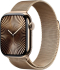 Apple Watch Series 10 / 42 mm / 4G / mit Titangehäuse und goldenem Milanaise Armband (MX083QF/A) zum neuen Bestpreis