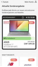 ASUS VivoBook 17 mit 29% Rabatt bei TWINT+