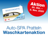 Auto-SPA Waschkartenaktion 20. Oktober – 2. November 2025