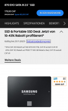 Piratenpreis - Samsung SSD EVO 4TB Pre-Black Friday Promotion