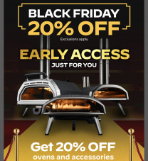 Ooni 20% auf alles (Grenzgänger DE, Early Access)