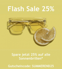 Mister Spex Flash Sale: - 25% auf alle Sonnenbrillen
