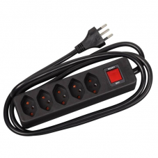 INTERTRONIC Steckerleiste 5x für CHF 2.95 in weiss oder schwarz bei Abholung