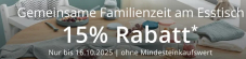 15 % Rabatt auf „Baby am Tisch“ – nur am 15. & 16. Oktober 2025