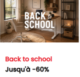 Back to School bei Conforama: Bis zu -60% auf Homeoffice-Möbel