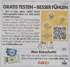 GRATIS testen - Hakle Feuchtes Toilettenpapier