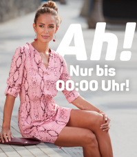 Nur bis Mitternacht – 40% Rabatt auf Kleider, Hemden & Röcke bei Ackermann, z.B. Beachtime Strandkleid für CHF 13.74