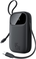 Amazon – Baseus QPow3 Power Bank 45W 20000mAh mit 2 integrierten USB-C-Kabeln [nach CH lieferbar]