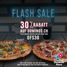 30% bei Domino’s Pizza
