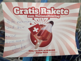 Gratis Rakete Glace bei Kiosk