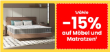 Conforama Rabatt – 15% sparen auf ausgewählte Möbel und Matratzen