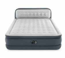 Blick Tagesdeal - Luftbett  Intex Dura-Beam Deluxe Ultra Plush Headboard Queen