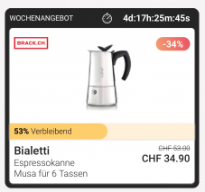 Bialetti Espressokanne Musa