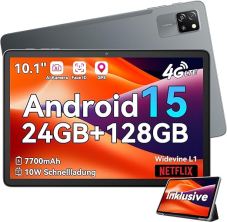 Blackview Tab60Pro 10″ Tablet – Android 15, 24GB RAM, 128GB ROM, 7700mAh, 4G/5G