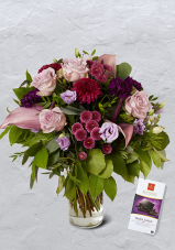 Quarantäne Blumenstrauss mit 11% Rabatt (und gratis Schokolade) verschicken