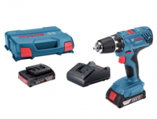 BOSCH Akku-Bohrschrauber GSR 18V-21 + L-Case (2 Ah, 18 V)