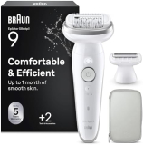 Braun Silk·épil 9 Epilierer 9-041, wasserdicht & inkl. Rasier- und Trimmeraufsatz bei Amazon