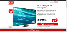 50-Zoll-4K-QLED-TV Samsung Q80A